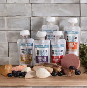 Barkpouch human grade dog training treats.